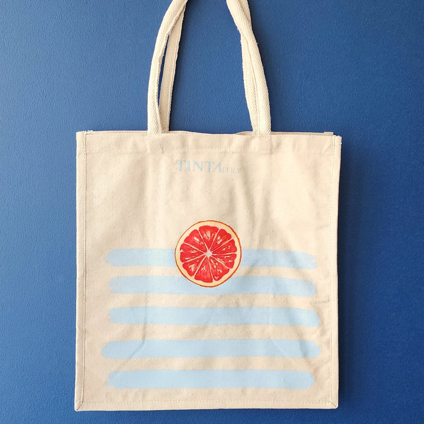 Bolsa de Playa Lineas Celestes - TINTAmarBolsa de Playa Lineas CelestesTINTAmarTINTAmarBolsa de Playa Lineas Celestes