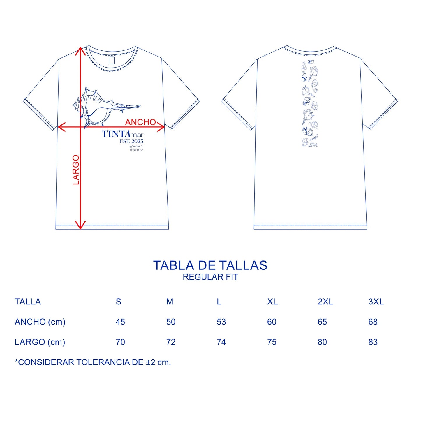 Tabla de tallas