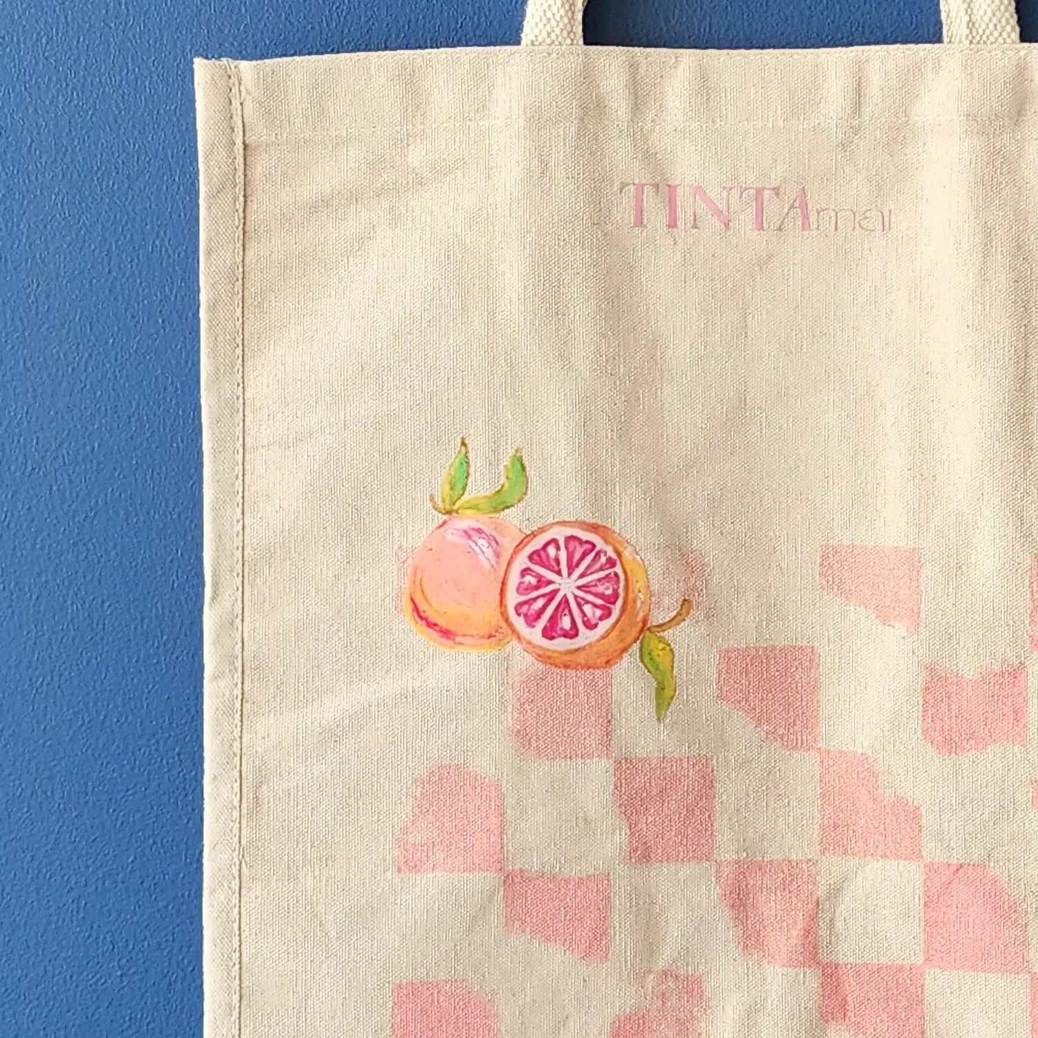 Totebags de algodón tipo lona - TINTAmar