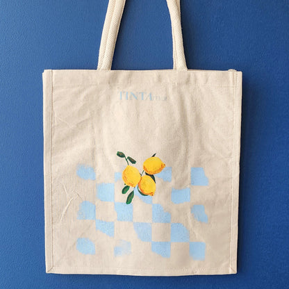 Bolsa de Playa Cuadros Celestes - TINTAmarBolsa de Playa Cuadros CelestesTINTAmarTINTAmarBolsa de Playa Cuadros Celestes
