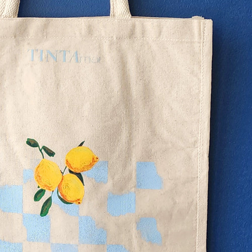 Bolsa de Playa Cuadros Celestes - TINTAmarBolsa de Playa Cuadros CelestesTINTAmarTINTAmarBolsa de Playa Cuadros Celestes