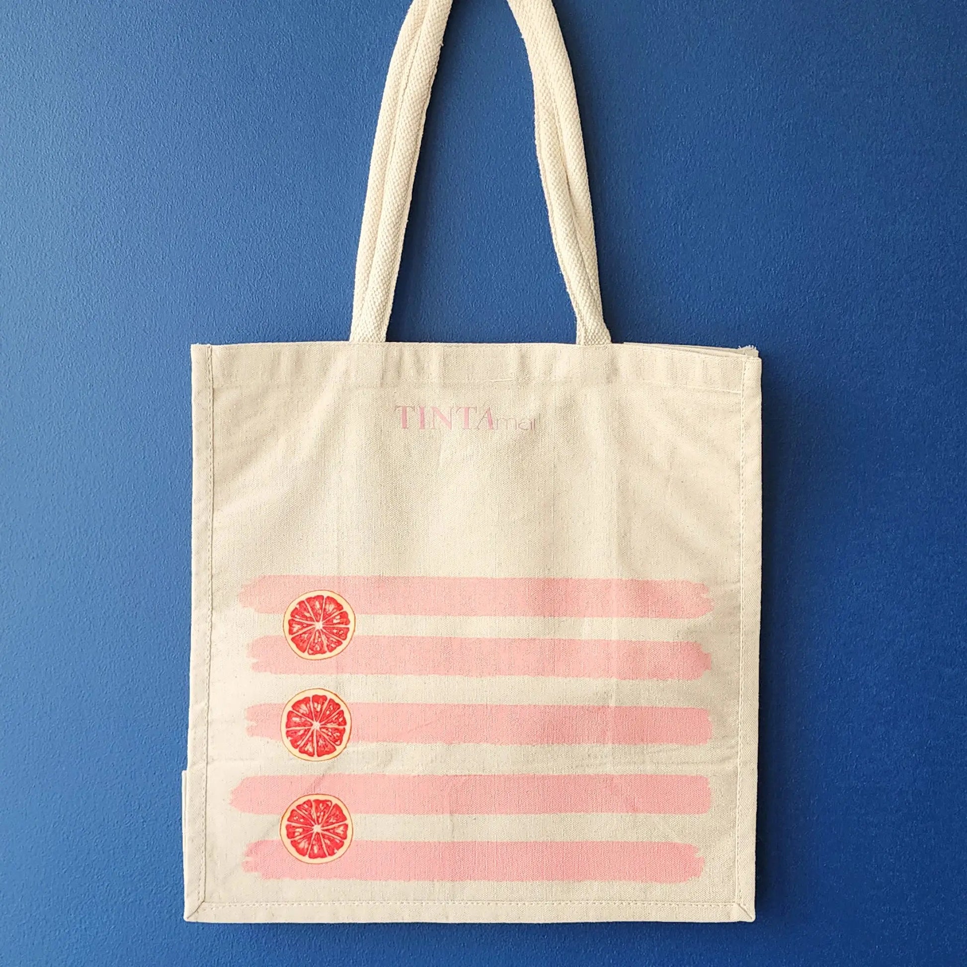 Bolsa de Playa Lineas Rosa - TINTAmarBolsa de Playa Lineas RosaTINTAmarTINTAmarBolsa de Playa Lineas Rosa