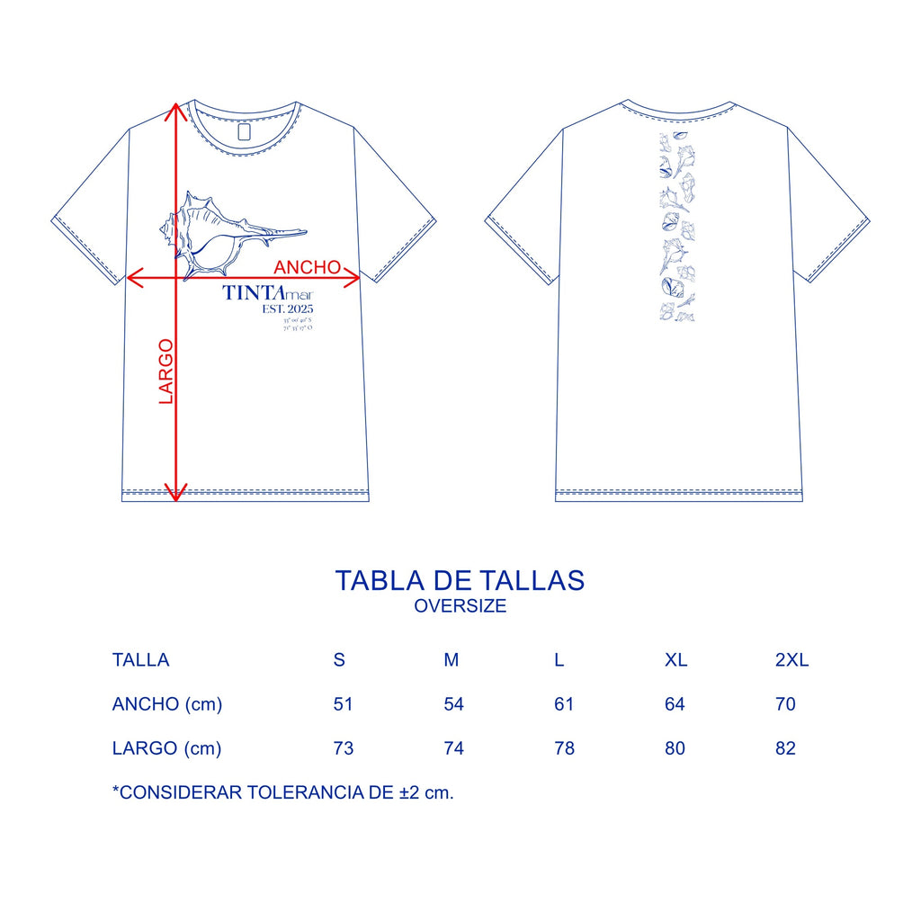 Polera Ají Rojo Oversize - TINTAmarPolera Ají Rojo OversizePoleraTINTAmarTINTAmarBlancoSPolera Ají Rojo Oversize