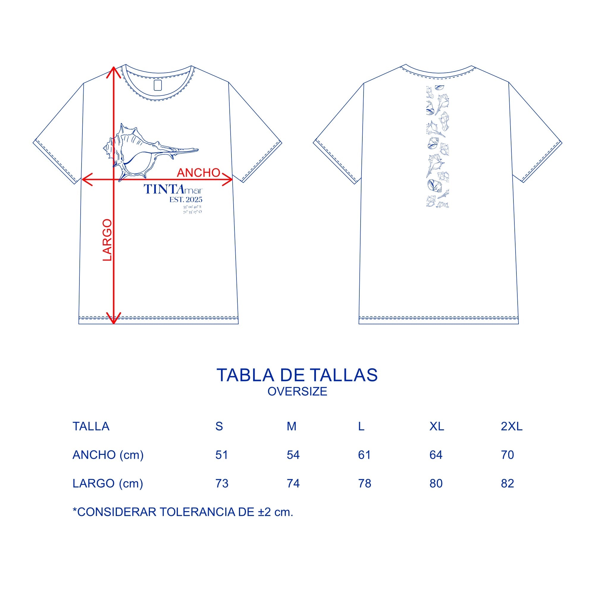 Polera Ají Rojo Oversize - TINTAmarPolera Ají Rojo OversizePoleraTINTAmarTINTAmarBlancoSPolera Ají Rojo Oversize