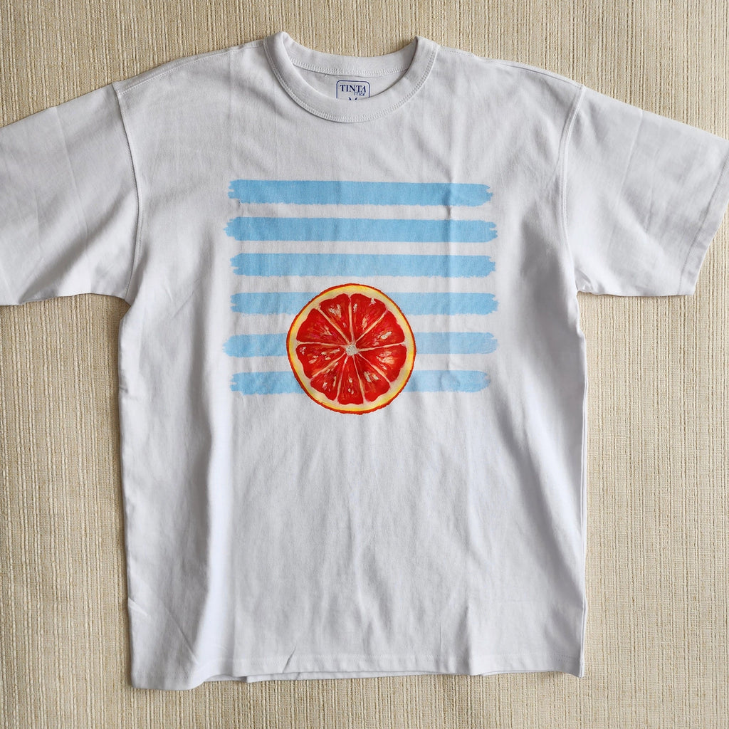 Polera Arancia Rossa Oversize - TINTAmarPolera Arancia Rossa OversizePoleraTINTAmarTINTAmarBlancoSPolera Arancia Rossa Oversize