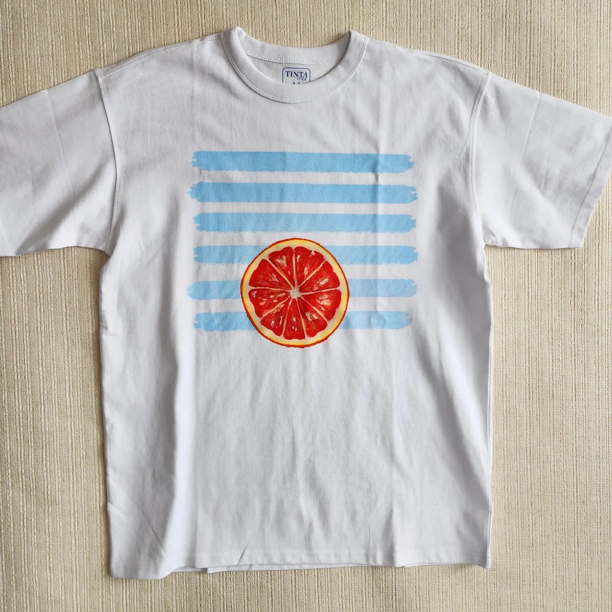 Polera Arancia Rossa Oversize - TINTAmarPolera Arancia Rossa OversizePoleraTINTAmarTINTAmarBlanco