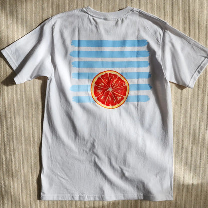 Polera Arancia Rossa Regular Fit - TINTAmarPolera Arancia Rossa Regular FitPoleraTINTAmarTINTAmarBlanco