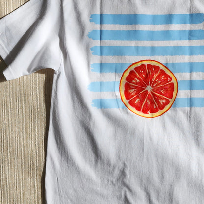 Polera Arancia Rossa Regular Fit - TINTAmarPolera Arancia Rossa Regular FitPoleraTINTAmarTINTAmarBlanco