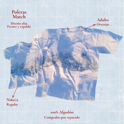 Polera Olas infantil Regular Fit 100% algodón - TINTAmarPolera Olas infantil Regular Fit 100% algodónPoleraTINTAmarTINTAmarBlanco2Polera Olas infantil Regular Fit 100% algodón