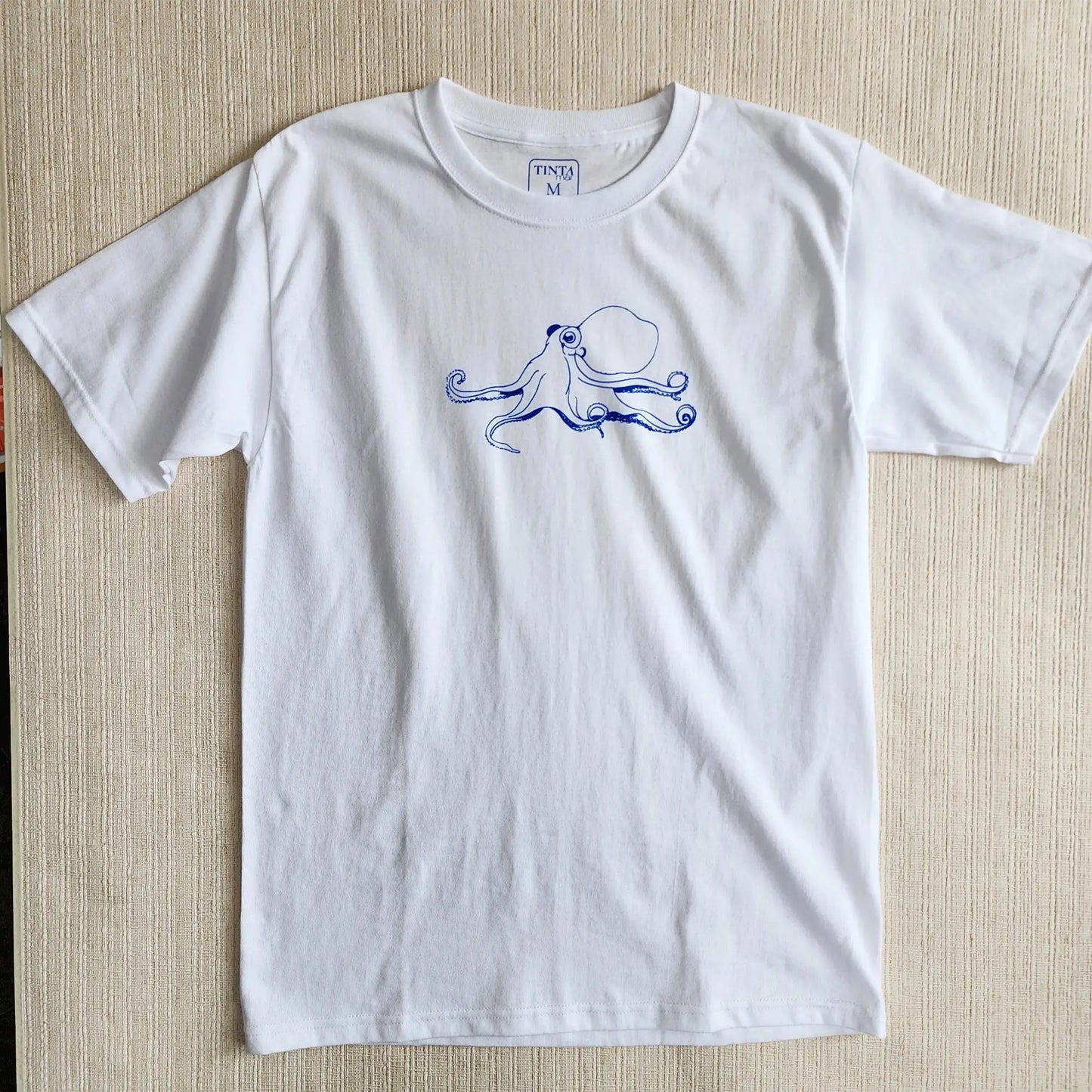Polera Pulpo pequeño Regular - TINTAmarPolera Pulpo pequeño RegularPoleraTINTAmarTINTAmarAzul marino