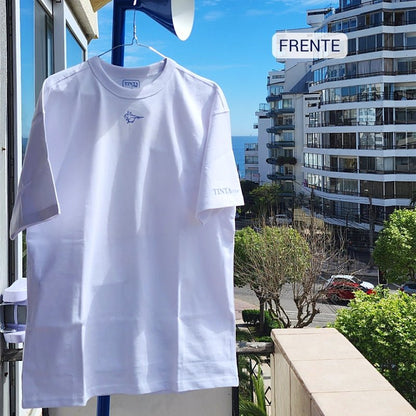 Polera Terremoto oto oto Oversize 100% algodón - TINTAmarPolera Terremoto oto oto Oversize 100% algodónPoleraTINTAmarTINTAmarBlancoSPolera Terremoto oto oto Oversize 100% algodón