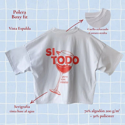 Polera Vinito Boxy Fit - TINTAmarPolera Vinito Boxy FitPoleraTINTAmarTINTAmarBlancoSPolera Vinito Boxy Fit