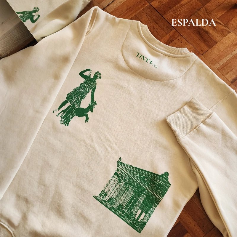 Polerón Artemisa Cuello Redondo Unisex - TINTAmarPolerón Artemisa Cuello Redondo UnisexPoleraTINTAmarTINTAmarVerde bosqueSPolerón Artemisa Cuello Redondo Unisex