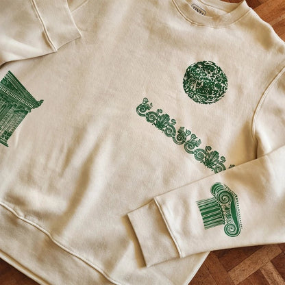 Polerón Artemisa Cuello Redondo Unisex - TINTAmarPolerón Artemisa Cuello Redondo UnisexPoleraTINTAmarTINTAmarVerde bosqueSPolerón Artemisa Cuello Redondo Unisex
