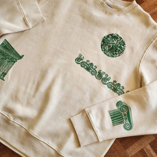 Polerón Artemisa Cuello Redondo Unisex - TINTAmarPolerón Artemisa Cuello Redondo UnisexPoleraTINTAmarTINTAmarVerde bosqueSPolerón Artemisa Cuello Redondo Unisex